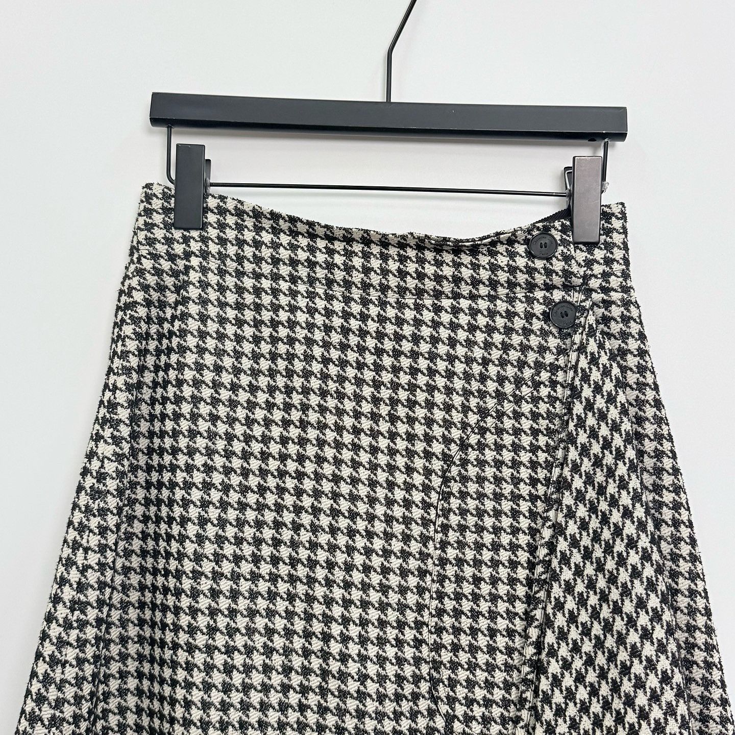 Dior Dior Houndstooth Silk Blend Midi Skirt Size 38 Size 27" / US 4 / IT 40 - 6 Thumbnail