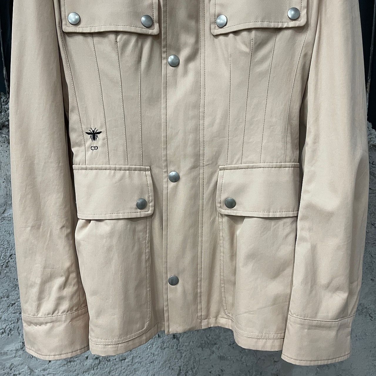 Dior Dior Bee Logo Cotton Jacket Size IT 40 Size S / US 4 / IT 40 - 5 Thumbnail