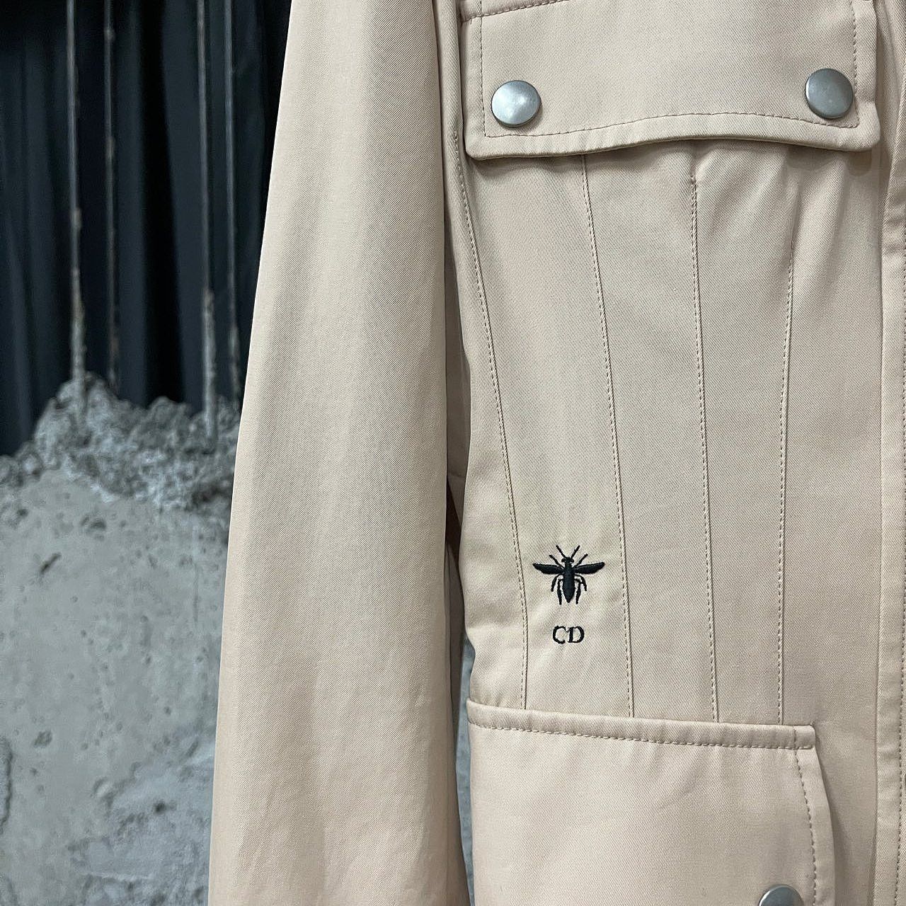 Dior Dior Bee Logo Cotton Jacket Size IT 40 Size S / US 4 / IT 40 - 6 Thumbnail
