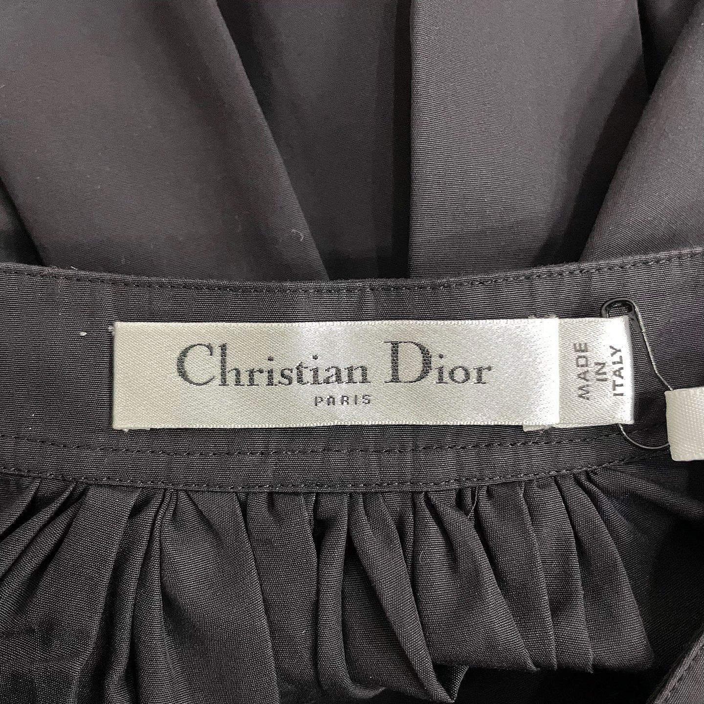 Dior Dior Black Cotton Button Up Shirt Size 34 Size XS / US 0-2 / IT 36-38 - 3 Thumbnail