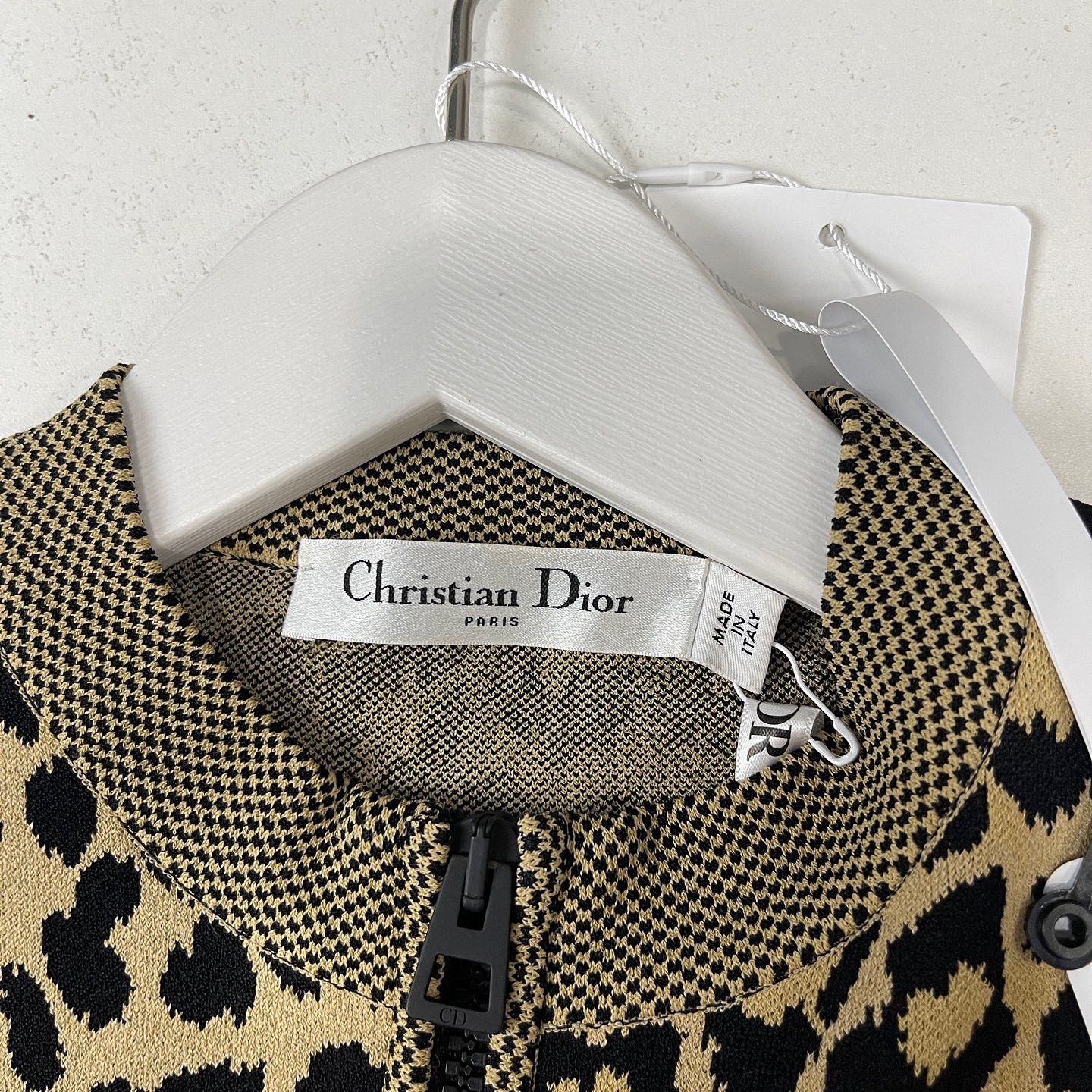 Dior Dior Leopard Knit Mini Dress FR 38 Size S / US 4 / IT 40 - 3 Thumbnail