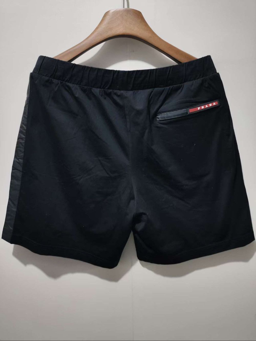 Prada Prada Black Drawstring Shorts Size M Size US 32 / EU 48 - 2 Thumbnail