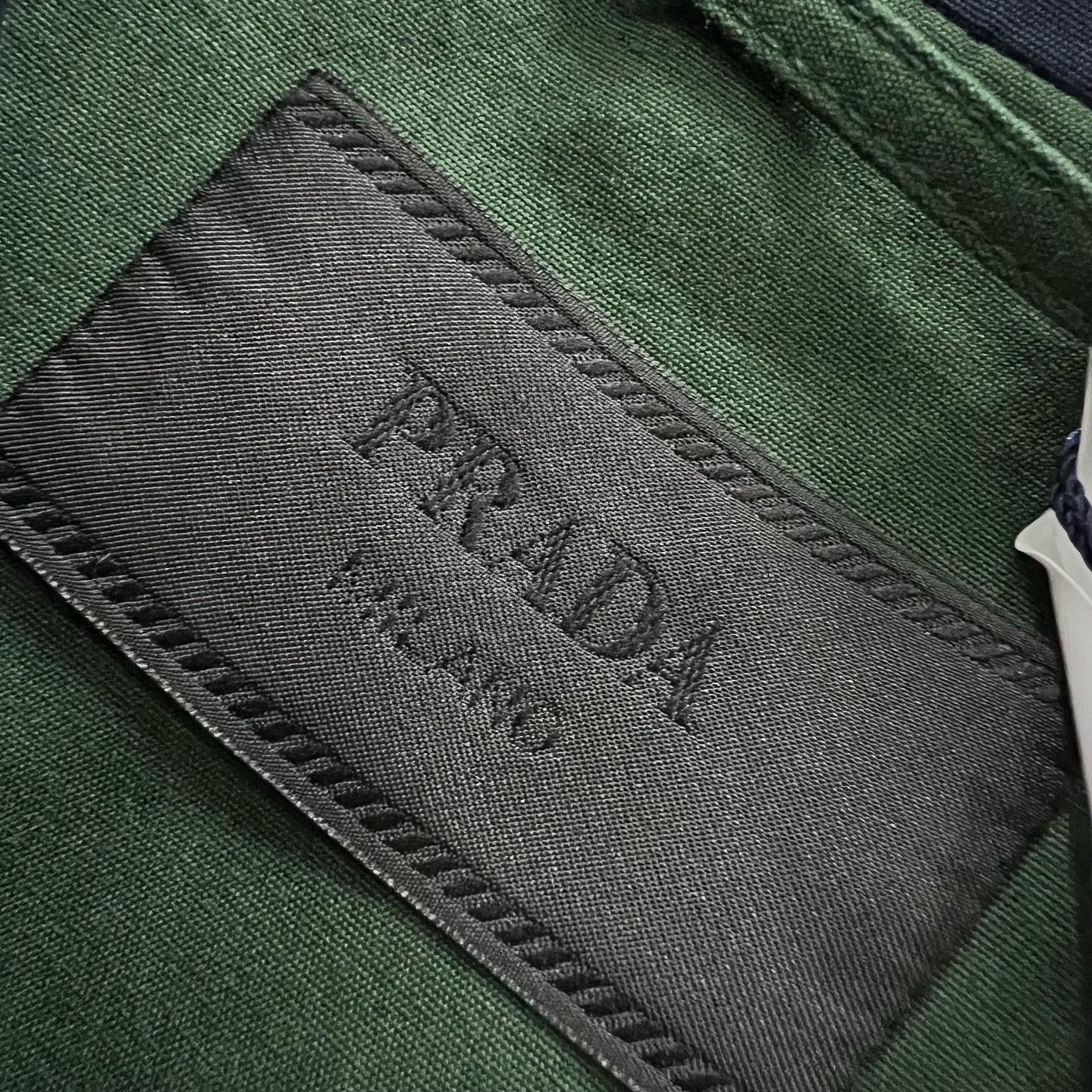 Prada Prada Logo Cotton Zip-Up Jacket Size 44 Size US S / EU 44-46 / 1 - 3 Thumbnail