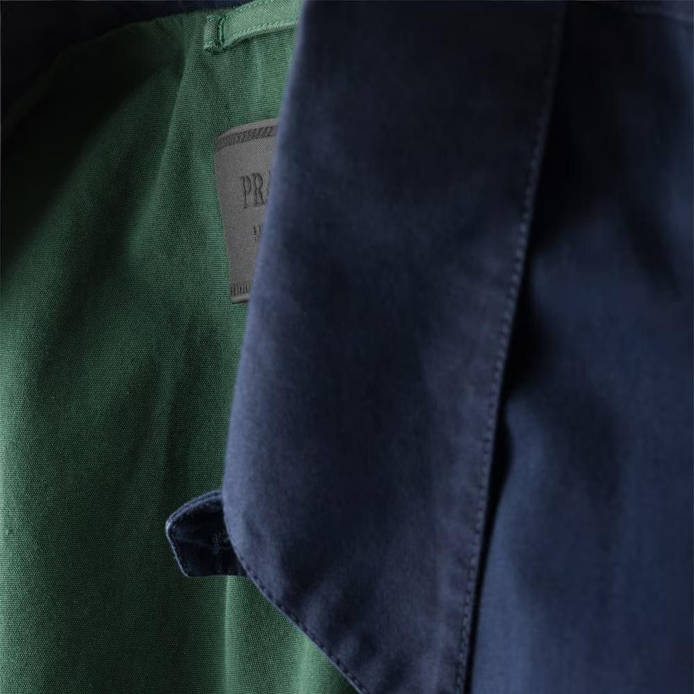 Prada Prada Logo Cotton Zip-Up Jacket Size 44 Size US S / EU 44-46 / 1 - 11 Thumbnail