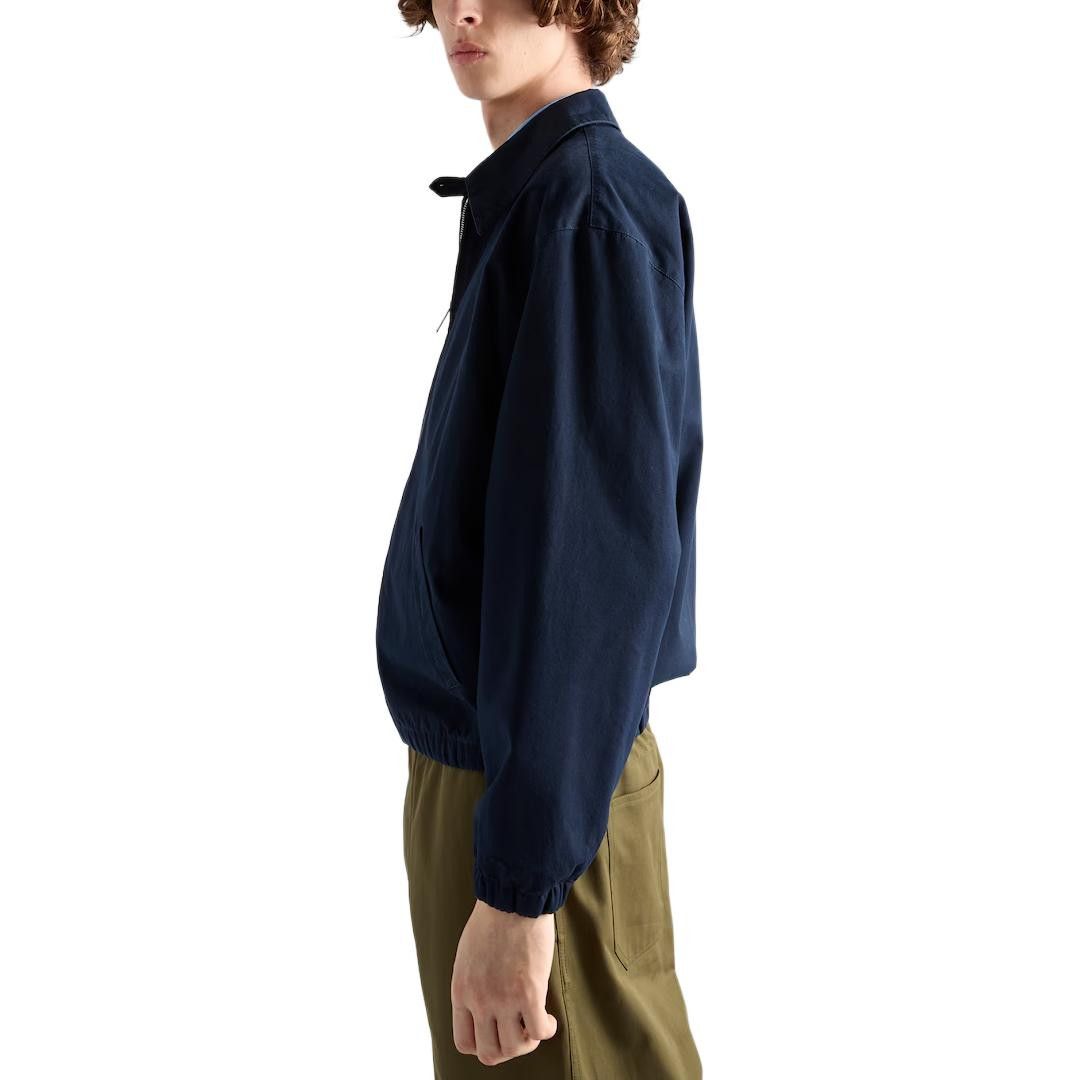 Prada Prada Logo Cotton Zip-Up Jacket Size 44 Size US S / EU 44-46 / 1 - 9 Thumbnail