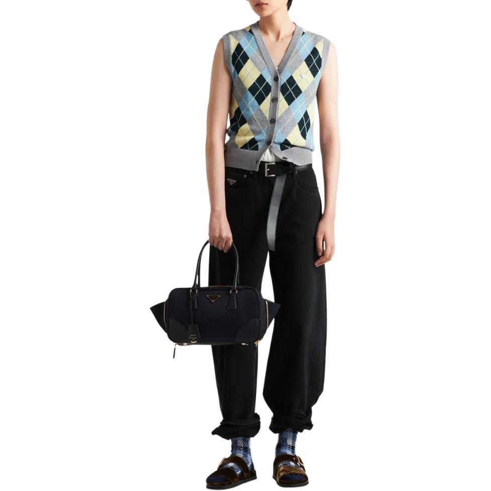 Prada Prada Argyle Knit Button Vest Size 42 Size M / US 6-8 / IT 42-44 - 8 Thumbnail