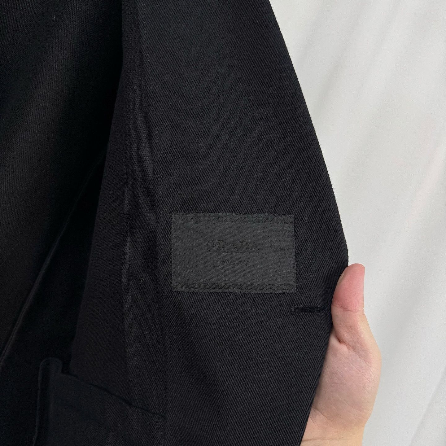 Prada Prada Black Blazer Size 48R Size 38R - 3 Thumbnail