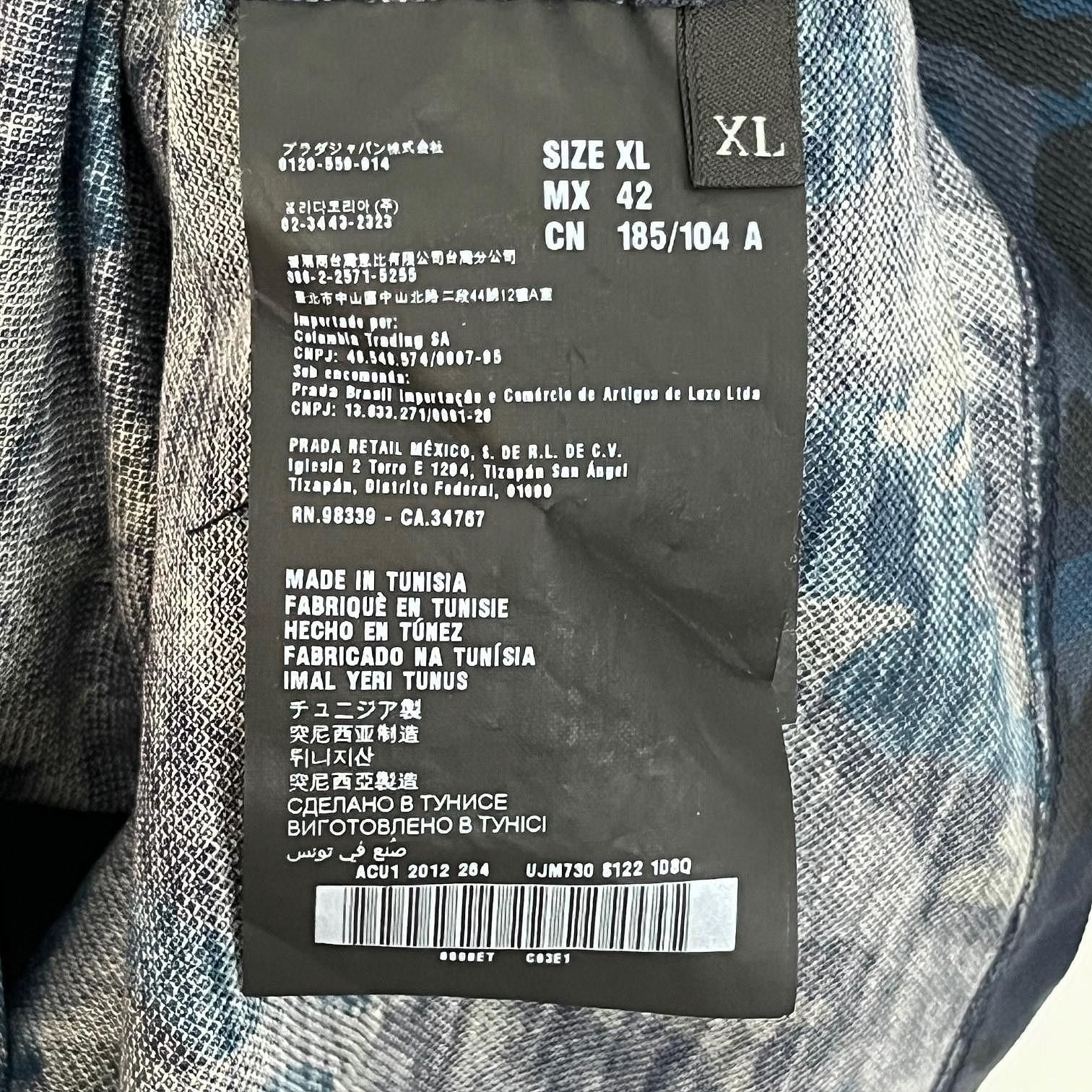 Prada Prada Camo Polo Shirt Size XL Size US XL / EU 56 / 4 - 4 Thumbnail