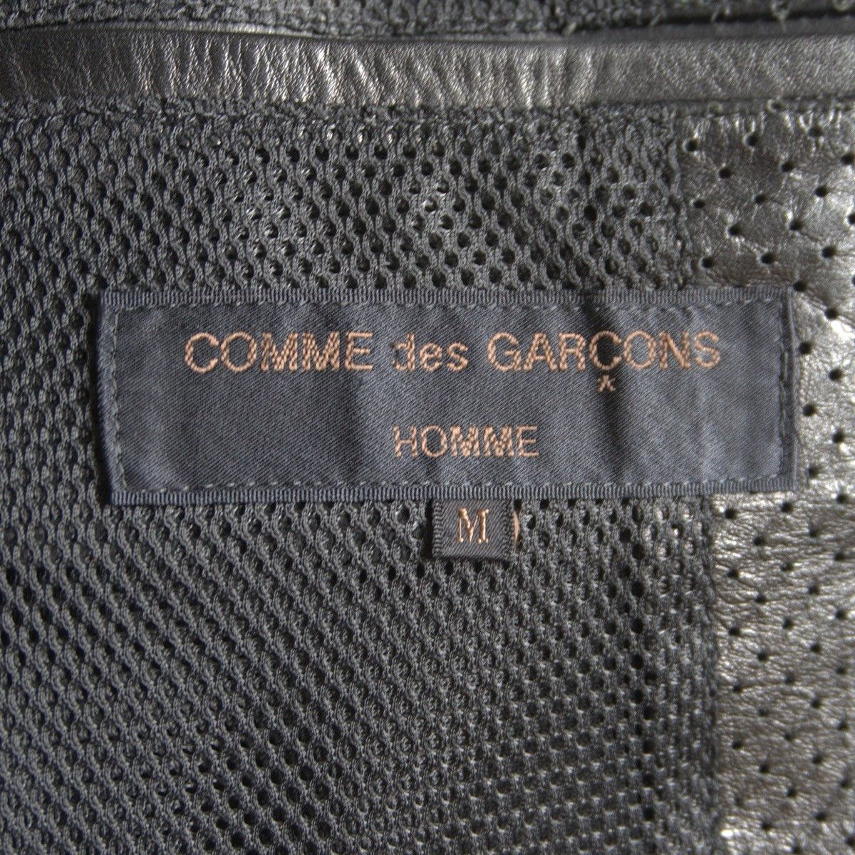 Comme des Garcons Comme des Garcons 99 Perforated Leather Jacket Size M Size US M / EU 48-50 / 2 - 3 Thumbnail