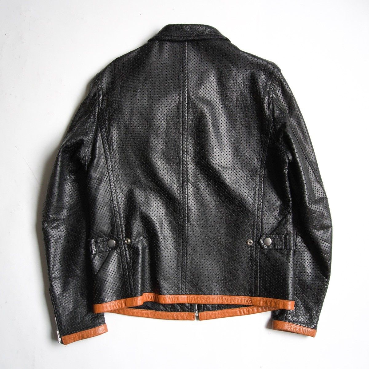 Comme des Garcons Comme des Garcons 99 Perforated Leather Jacket Size M Size US M / EU 48-50 / 2 - 2 Thumbnail
