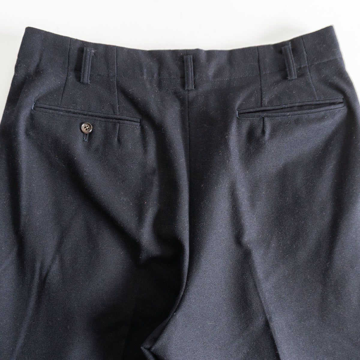 Comme des Garcons Comme des Garcons 89 80s Wool Slacks Pants Blue Size L Size US 34 / EU 50 - 6 Thumbnail