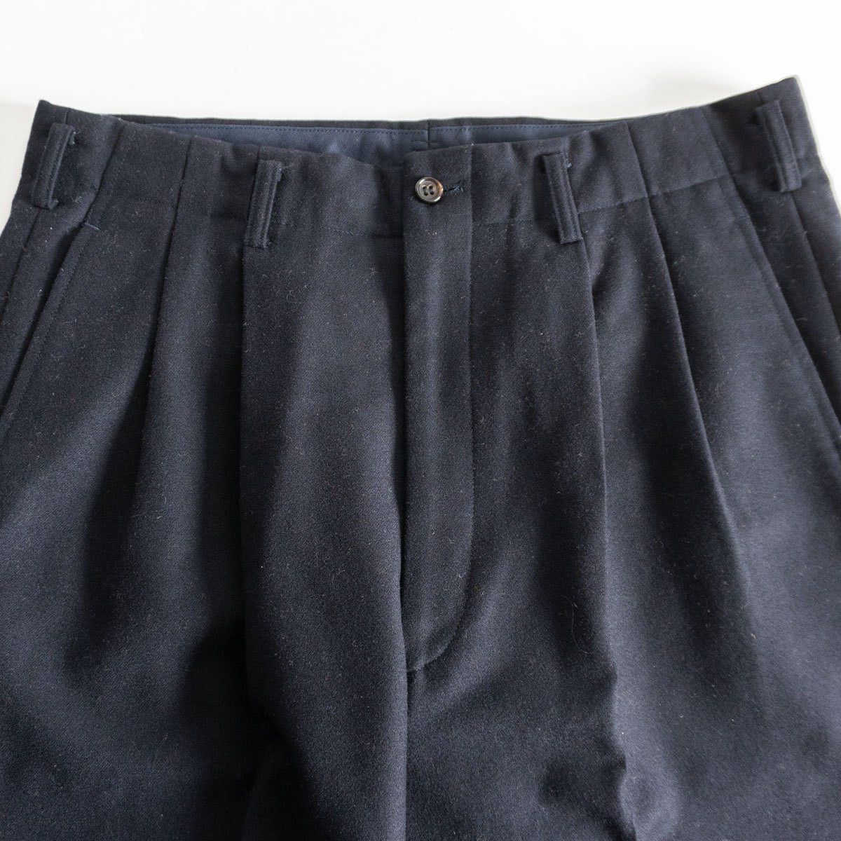 Comme des Garcons Comme des Garcons 89 80s Wool Slacks Pants Blue Size L Size US 34 / EU 50 - 4 Thumbnail