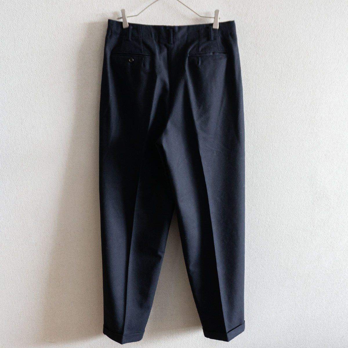 Comme des Garcons Comme des Garcons 89 80s Wool Slacks Pants Blue Size L Size US 34 / EU 50 - 2 Thumbnail