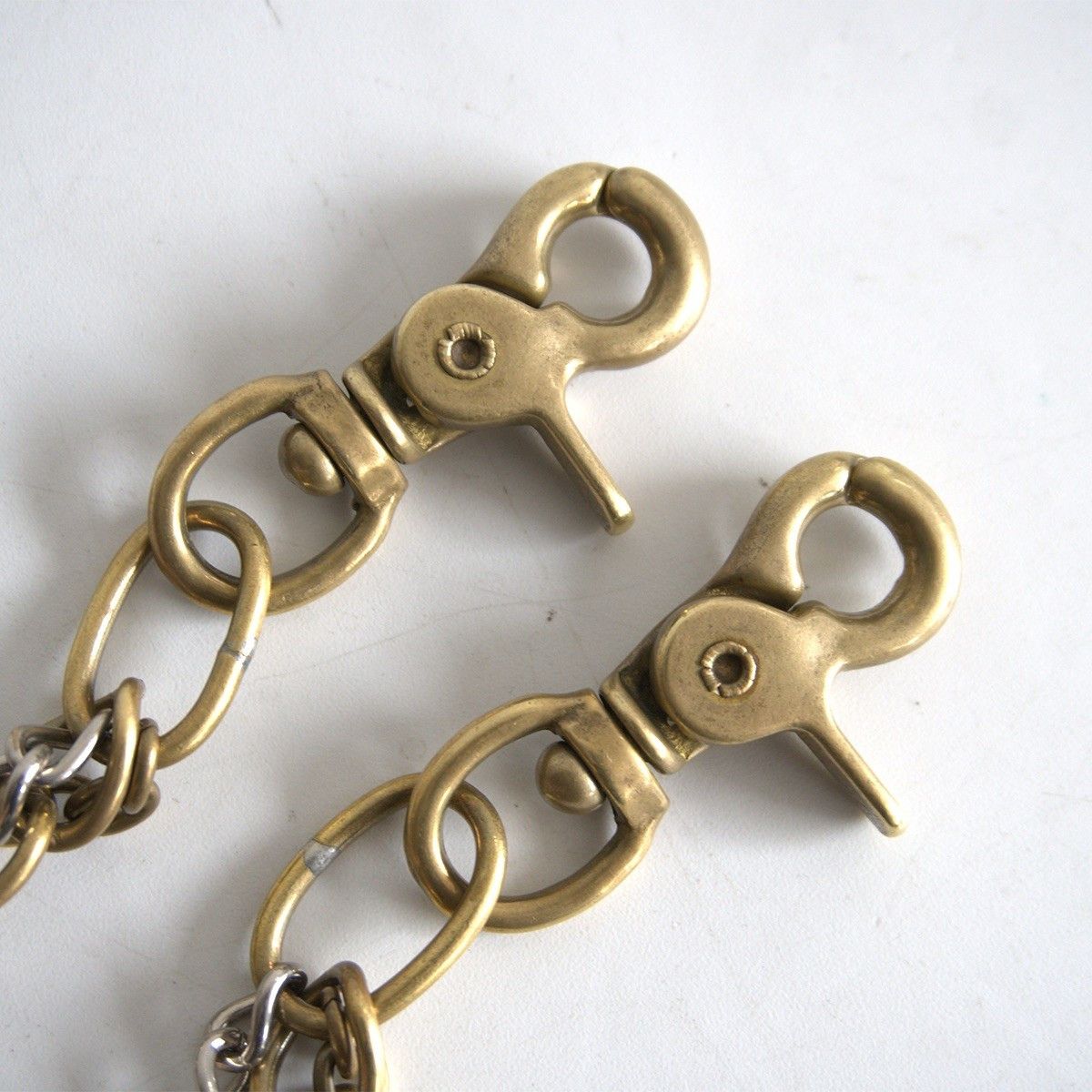 Comme des Garcons Comme des Garcons 00S Brass Irregular Shaped Ring Wallet Chain Size ONE SIZE - 3 Thumbnail