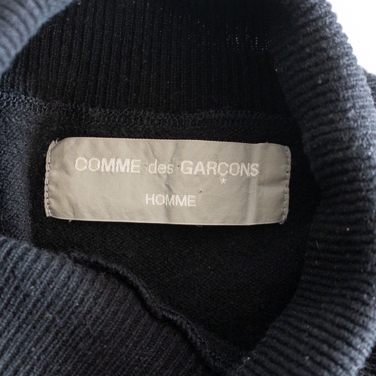 Comme des Garcons Comme des Garcons 90S Turtleneck Sweater Black Size M Size US M / EU 48-50 / 2 - 3 Thumbnail