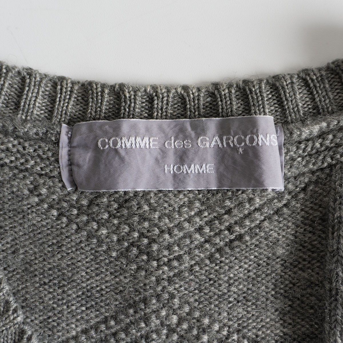 Comme des Garcons Comme des Garcons 00 Wool Cardigan Gray Size M Size US M / EU 48-50 / 2 - 3 Thumbnail