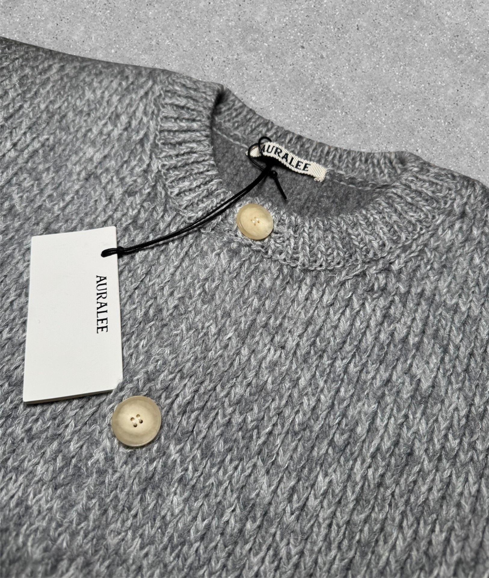 Auralee AURALEE AW25 Wool-Alpaca Round Neck Knit Size US XXL / EU 58 / 5 - 3 Thumbnail