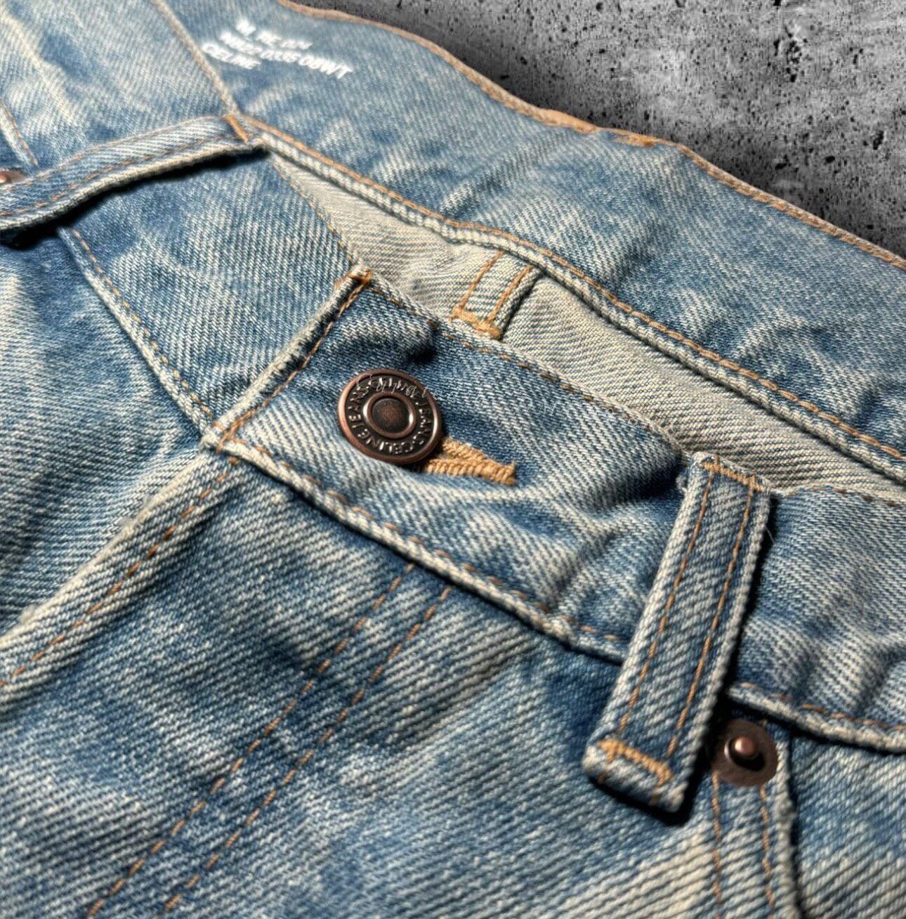 Hedi Slimane CELINE HOMME Hedi Slimane BOYDOLL Wesley Distressed Jeans Size US 30 / EU 46 - 2 Thumbnail