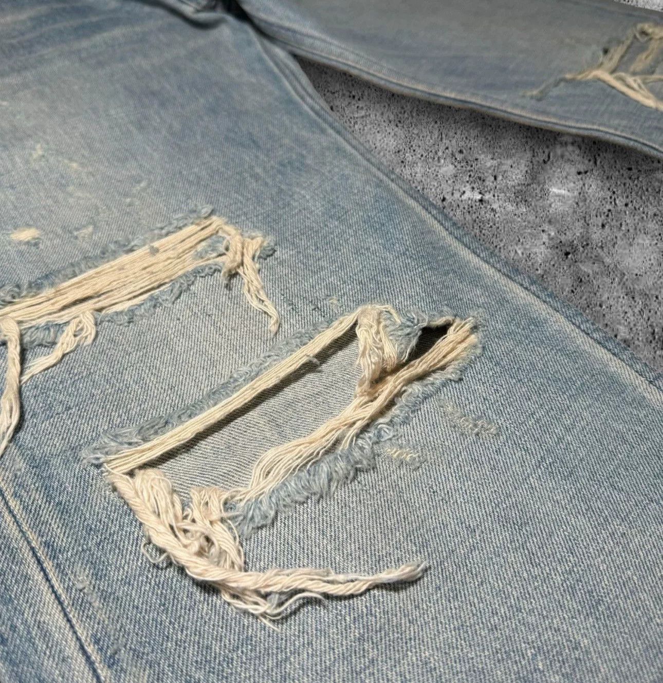 Hedi Slimane CELINE HOMME Hedi Slimane BOYDOLL Wesley Distressed Jeans Size US 30 / EU 46 - 4 Thumbnail