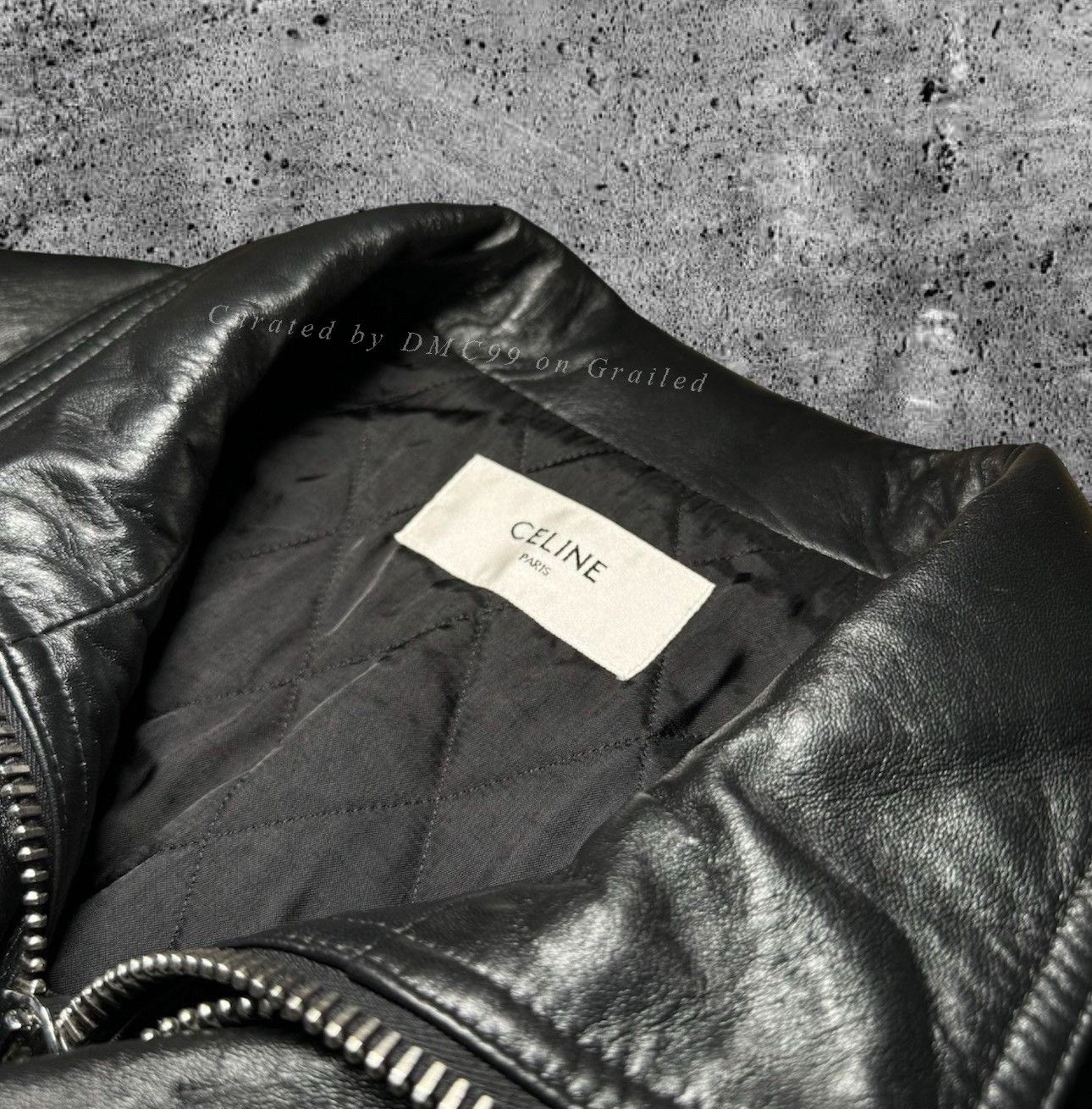 Hedi Slimane CELINE FW22 Boy Doll Double Layer Leather Vest Size US M / EU 48-50 / 2 - 3 Thumbnail
