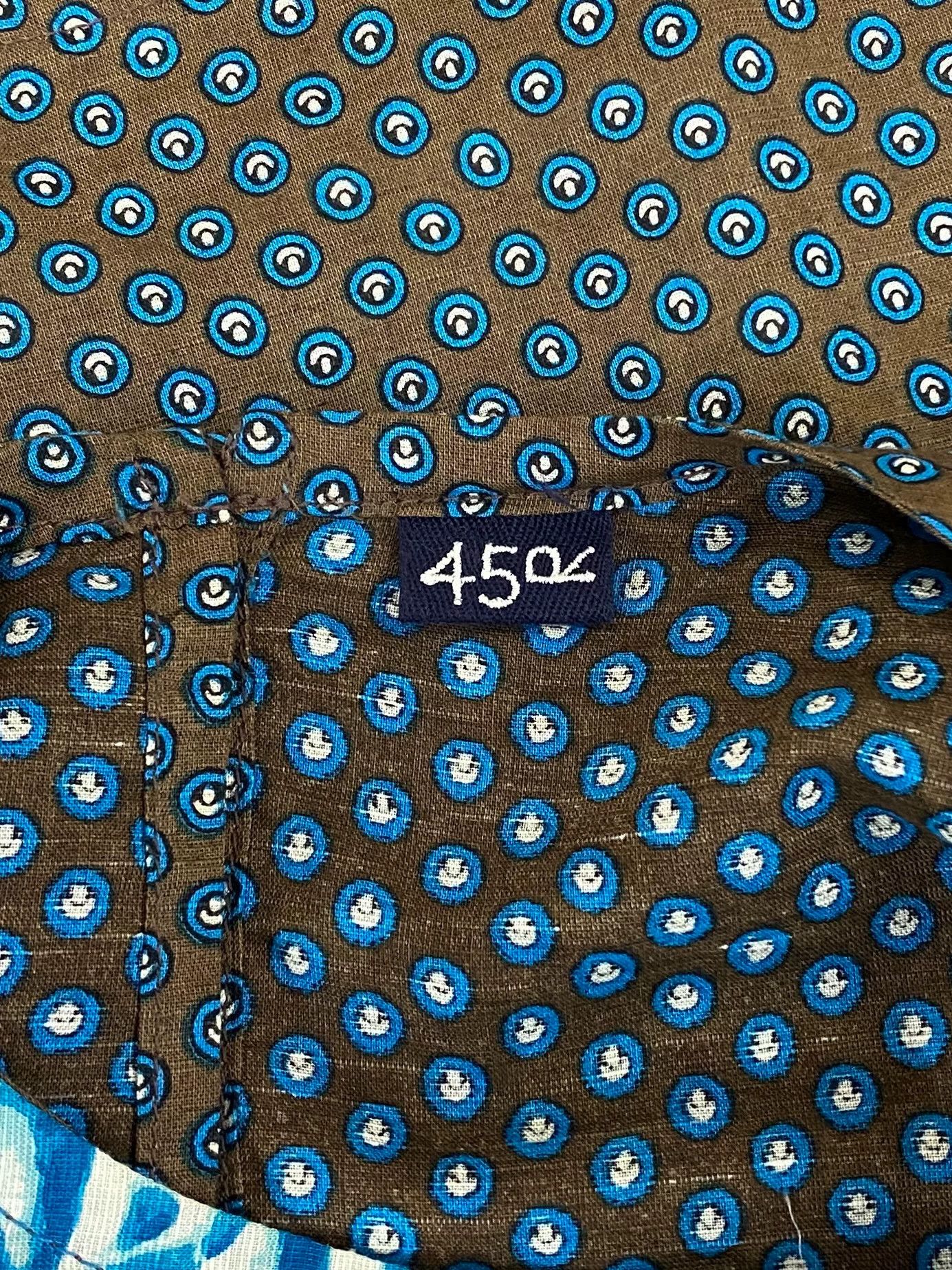 45rpm 45R Japanese Indigo Print Top Size US M / EU 48-50 / 2 - 6 Thumbnail