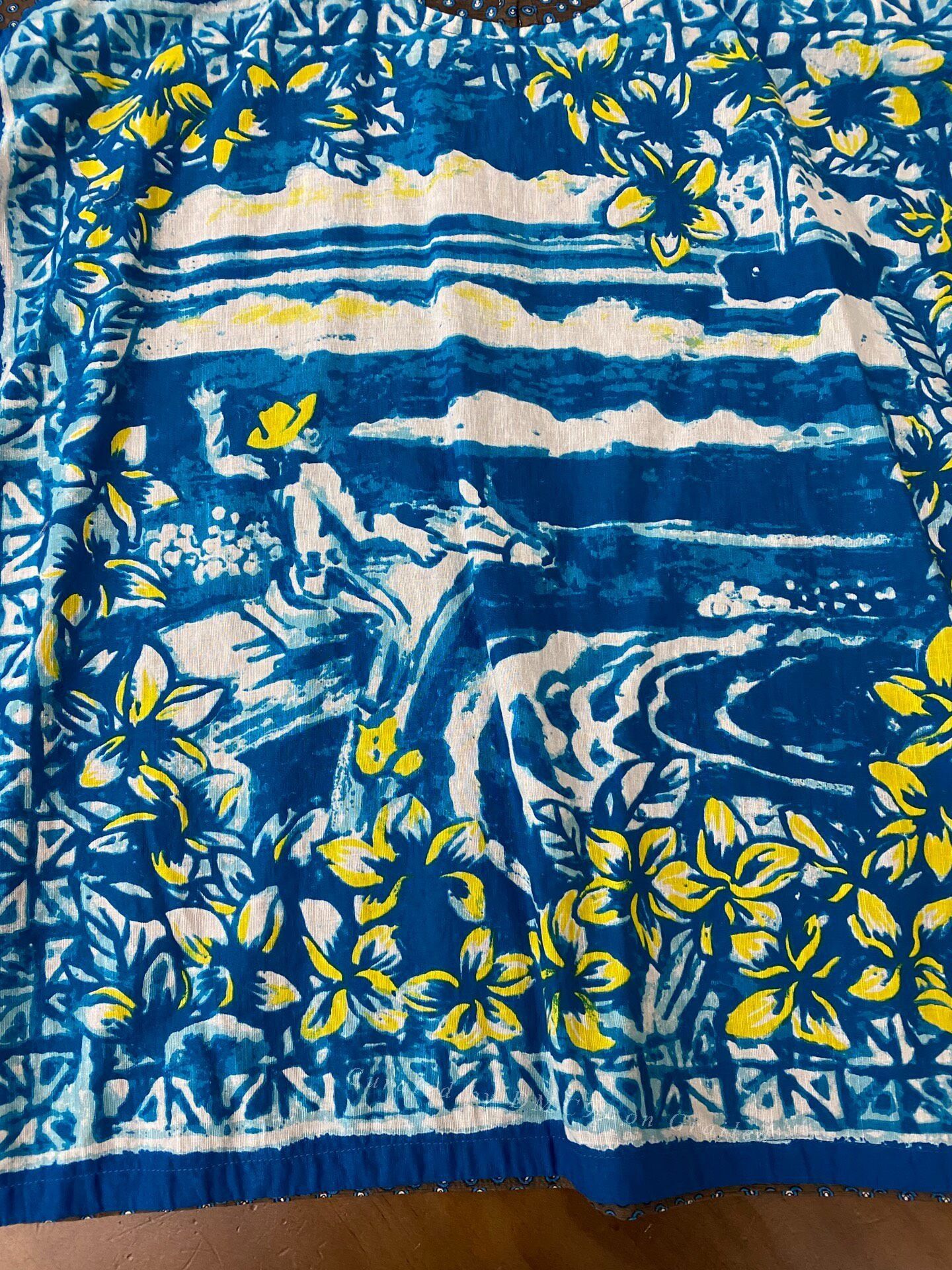 45rpm 45R Japanese Indigo Print Top Size US M / EU 48-50 / 2 - 2 Thumbnail
