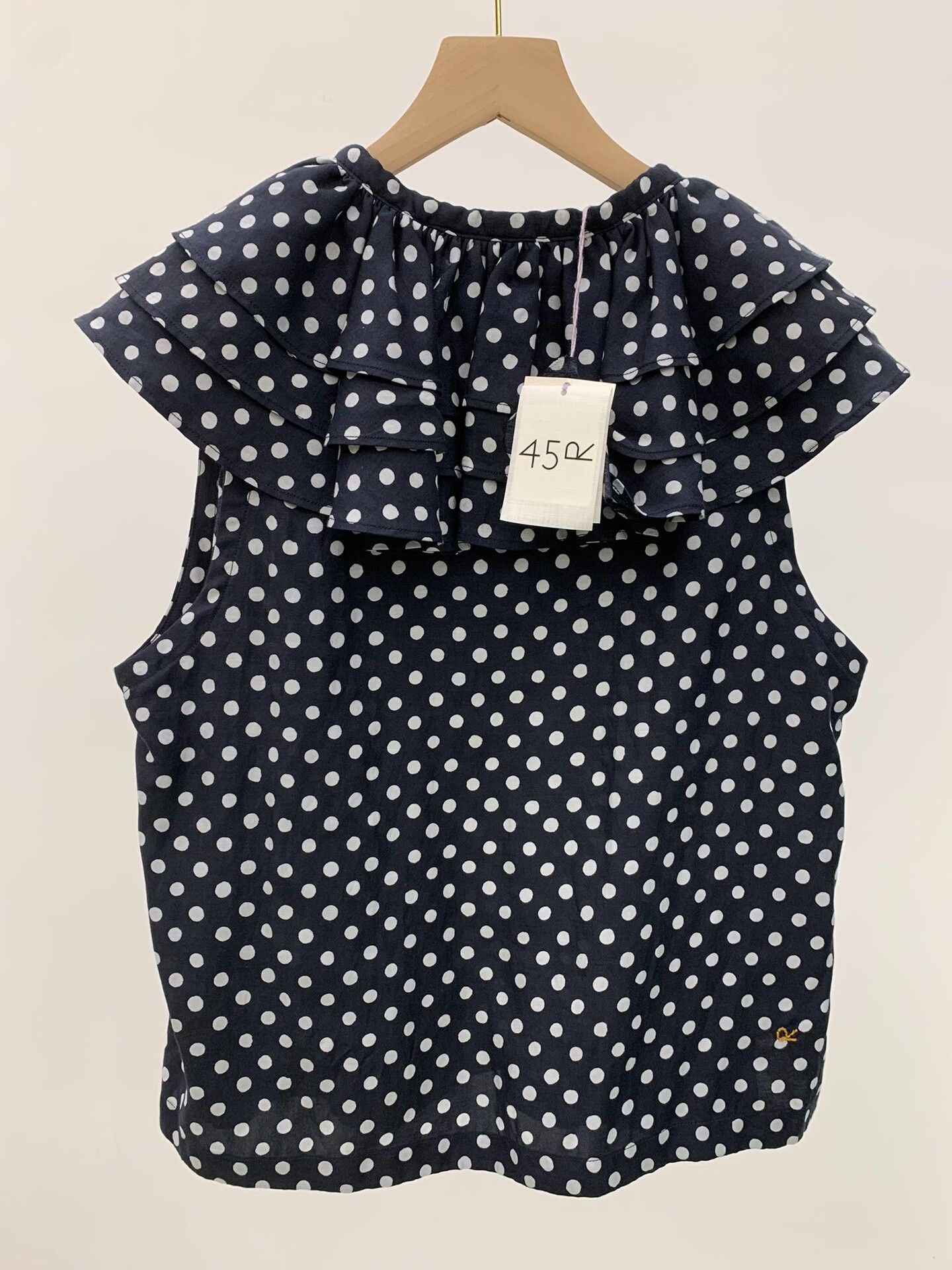 45rpm 45R Women's Polka Dot Sleeveless Tank Size M / US 6-8 / IT 42-44 - 4 Thumbnail