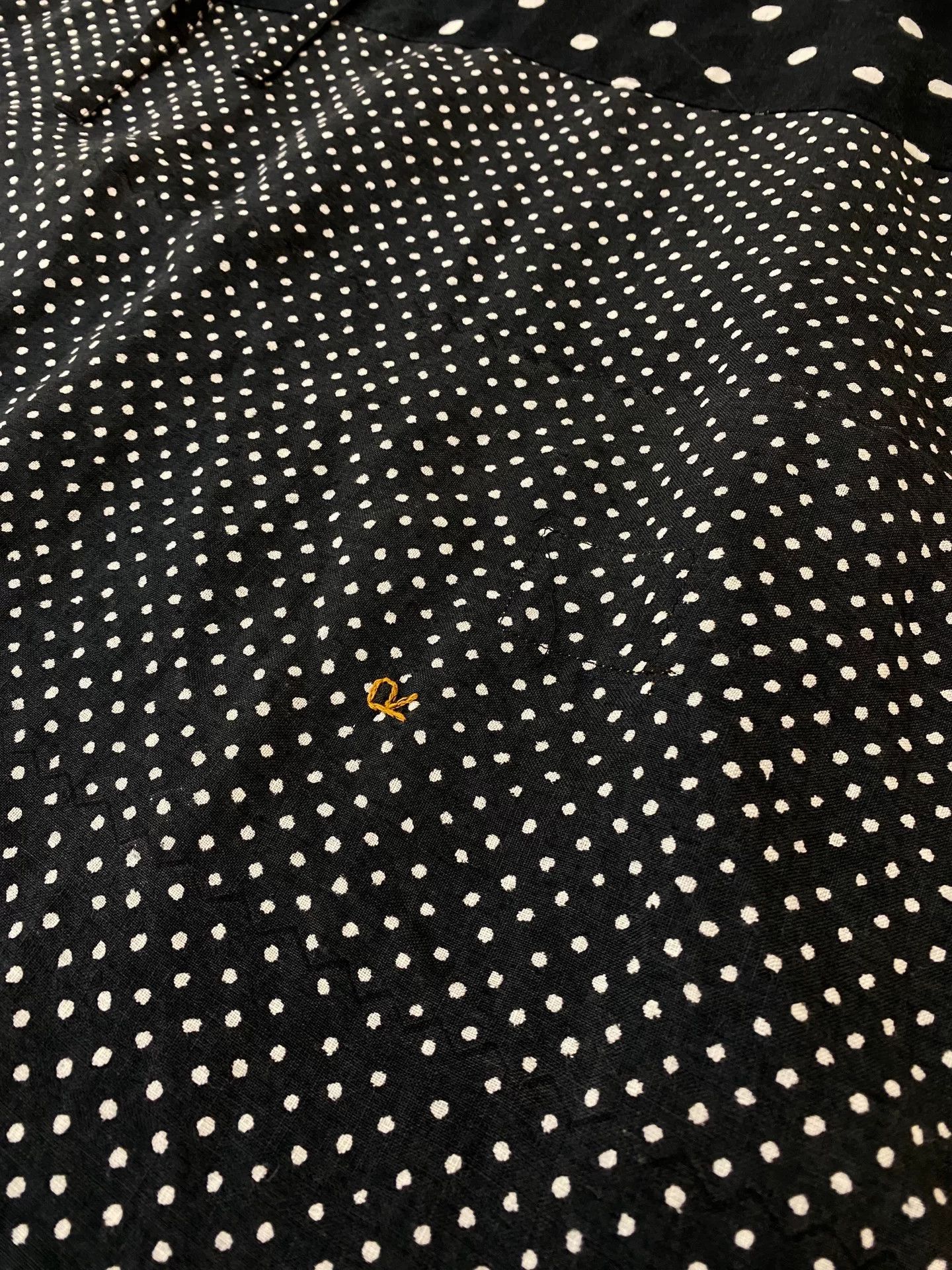 45rpm 45R Polka Dot Linen Top Size M / US 6-8 / IT 42-44 - 6 Thumbnail