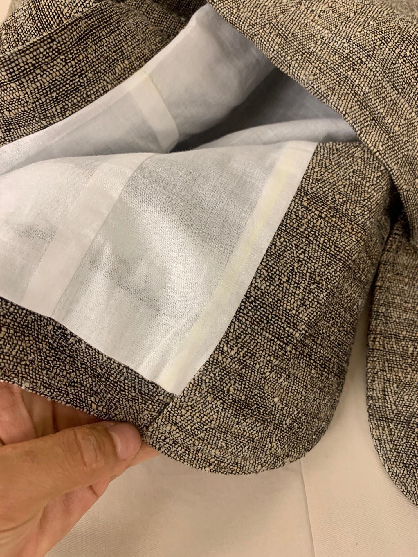 Other Tussah Silk Chanel-Style Double-Layer Coat Size M / US 6-8 / IT 42-44 - 6 Thumbnail