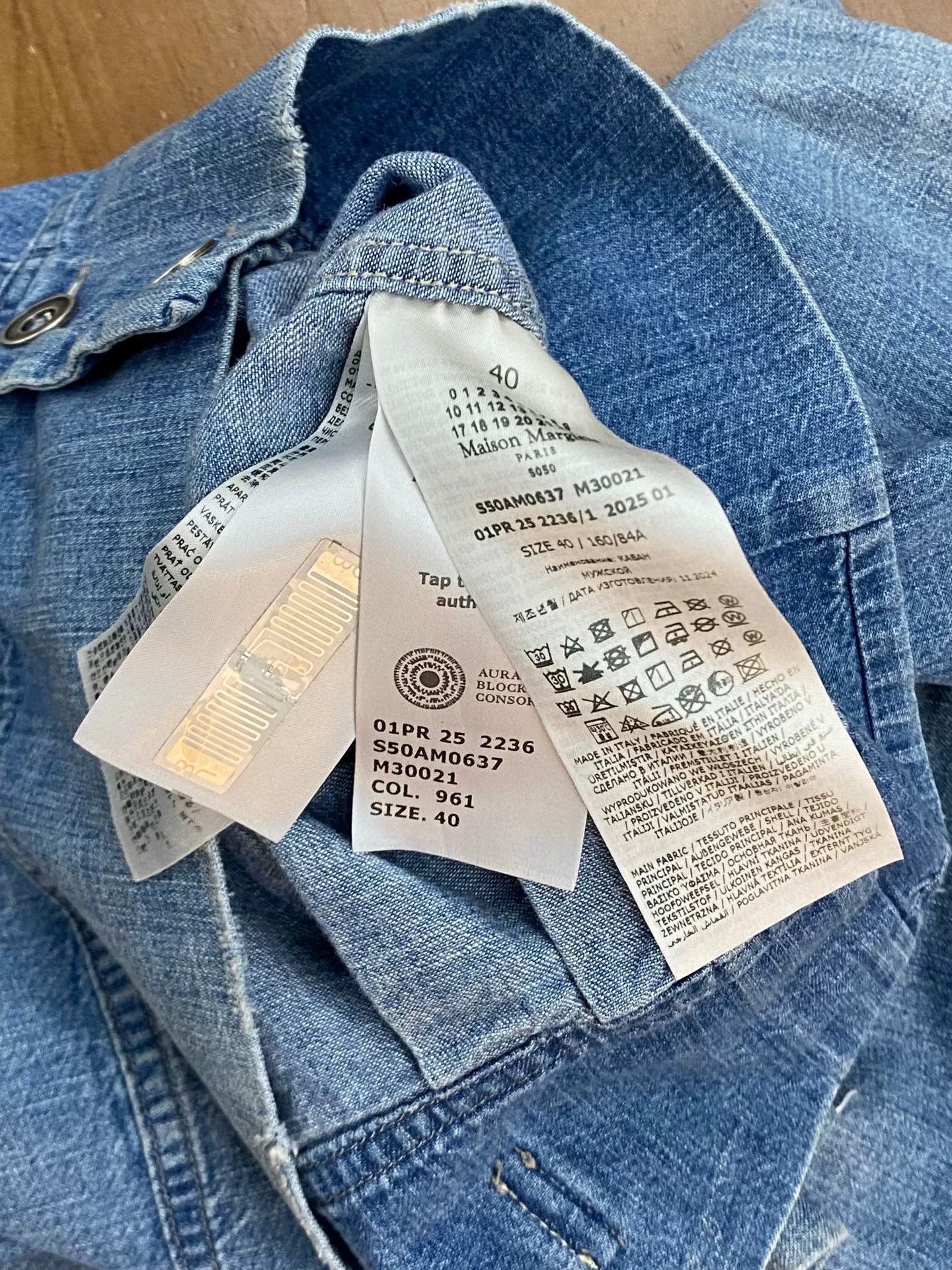 Maison Margiela Maison Margiela Denim Jacket Size S / US 4 / IT 40 - 7 Thumbnail