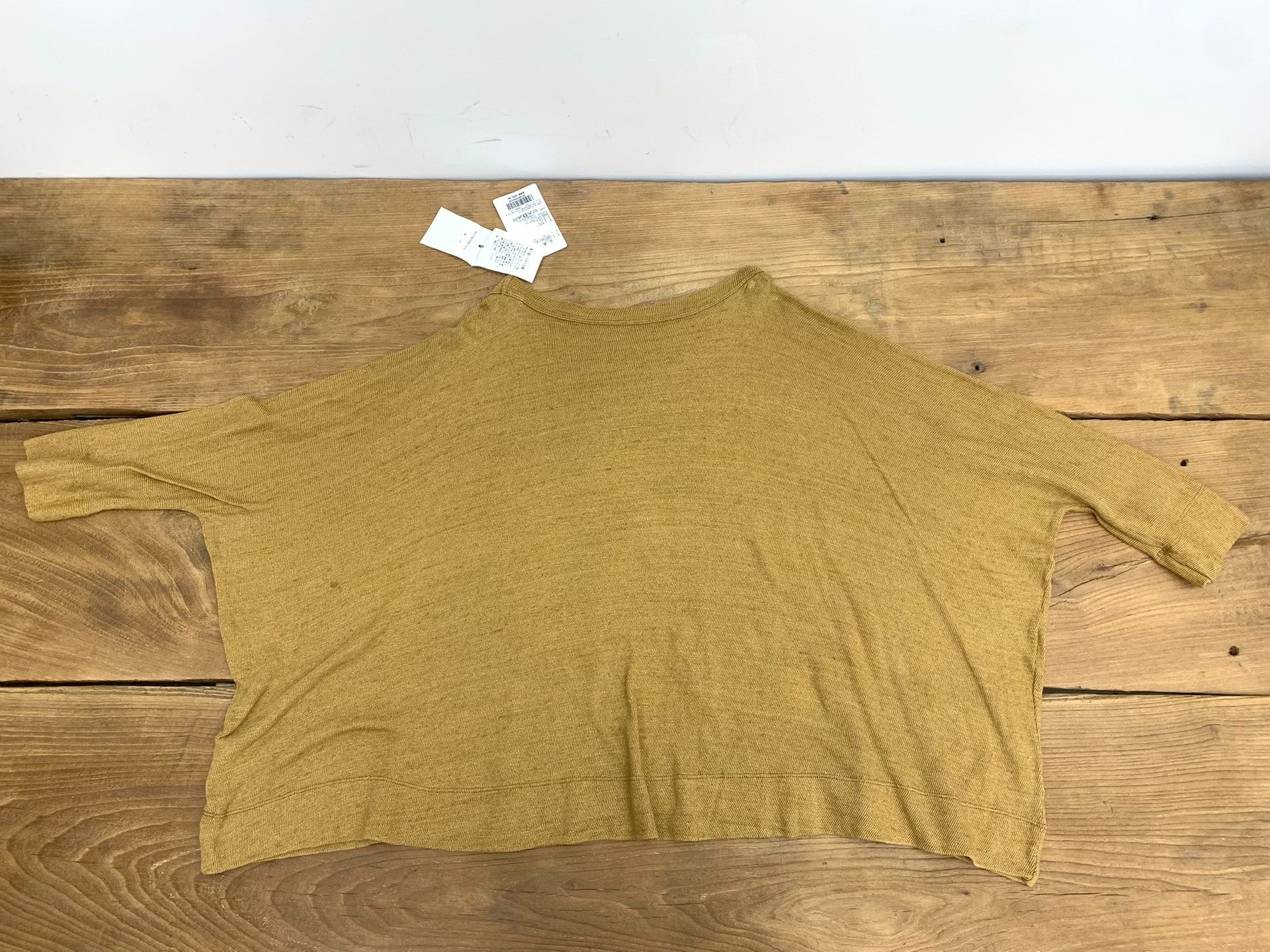 45rpm 45R Brown Cotton Turtle Neck Top Size M / US 6-8 / IT 42-44 - 5 Thumbnail