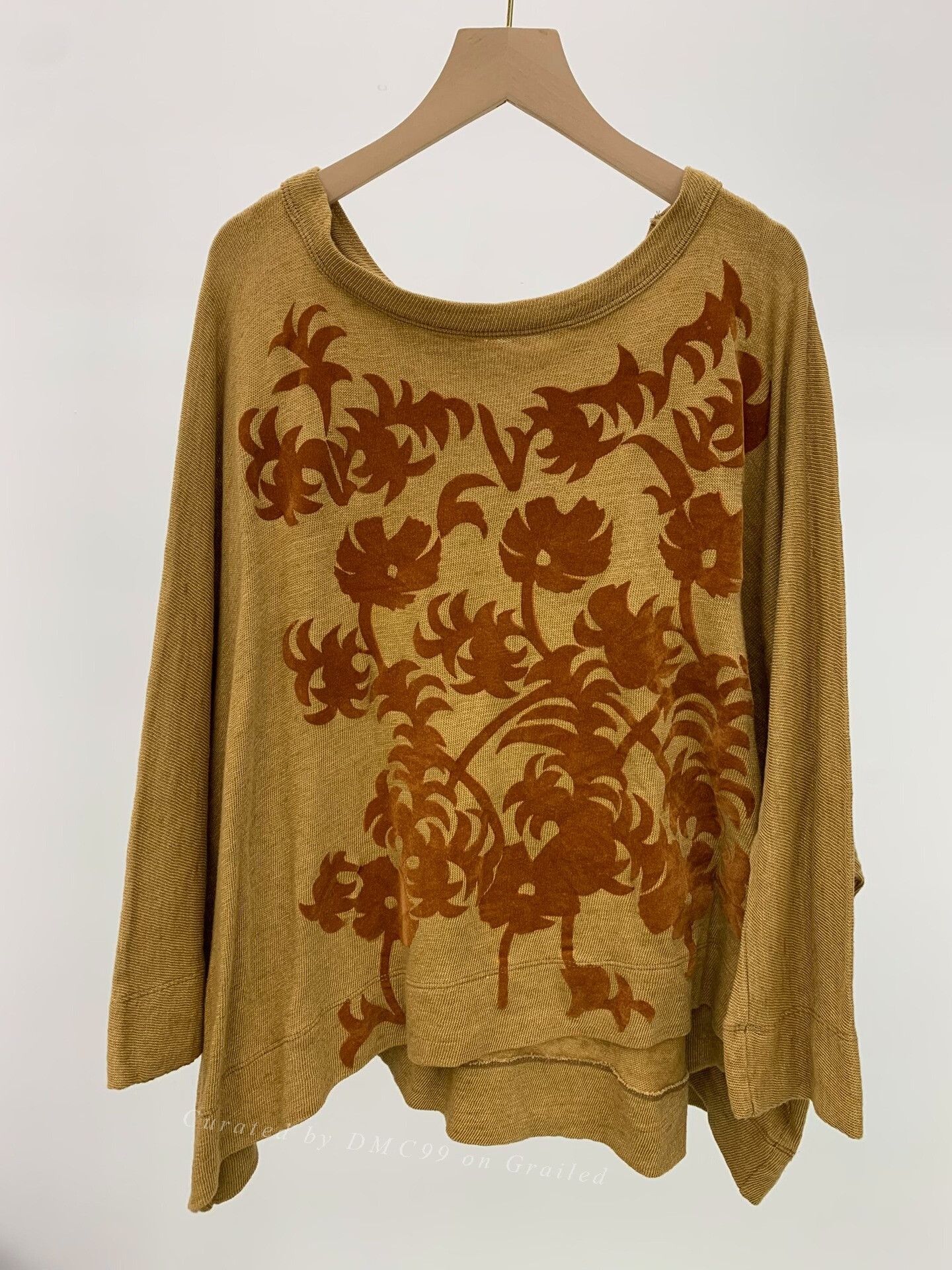 45rpm 45R Brown Cotton Turtle Neck Top Size M / US 6-8 / IT 42-44 - 2 Thumbnail