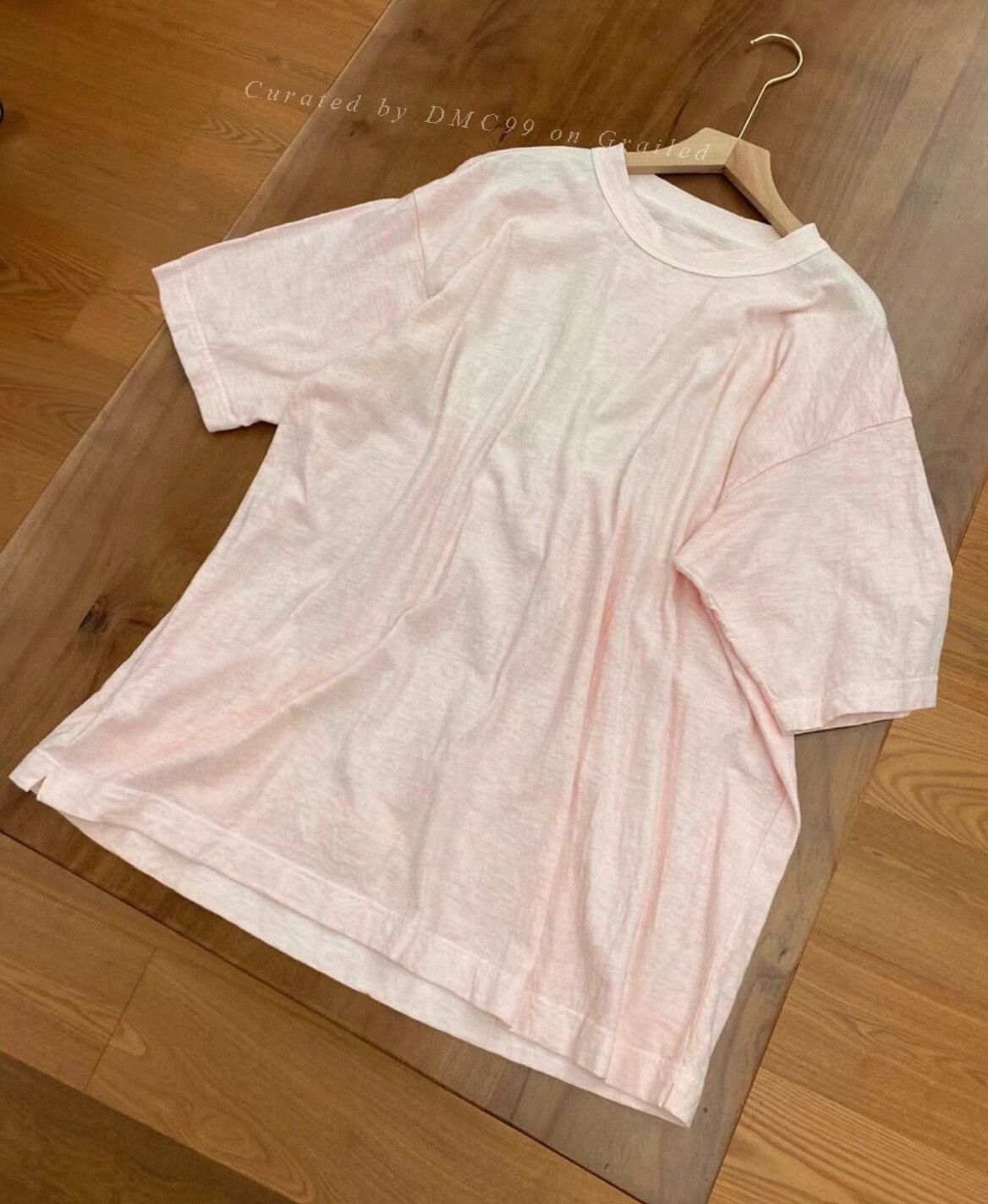 45rpm 45R Sakura Pink Cotton T-Shirt Size XL / US 12-14 / IT 48-50 - 2 Thumbnail
