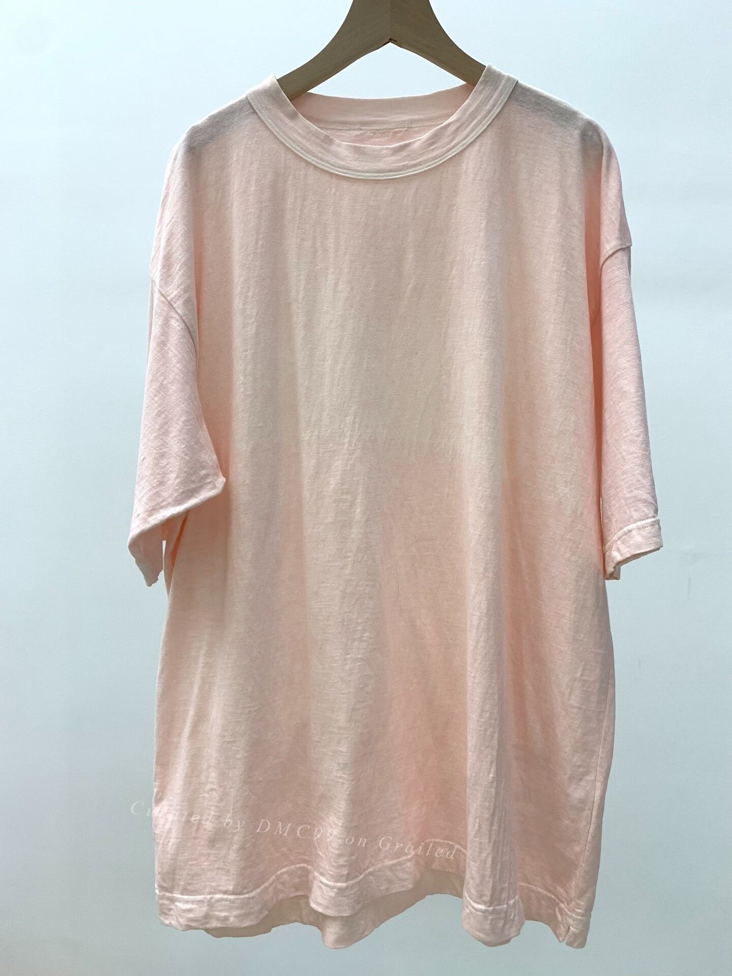 45rpm 45R Sakura Pink Cotton T-Shirt Size XL / US 12-14 / IT 48-50 - 4 Thumbnail