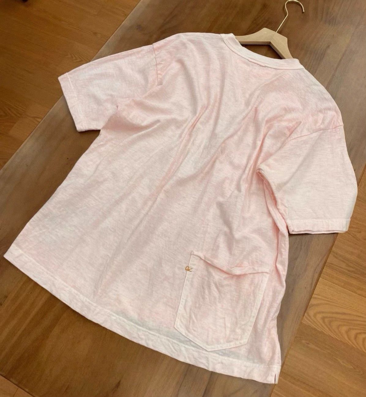 45rpm 45R Sakura Pink Cotton T-Shirt Size XL / US 12-14 / IT 48-50 - 3 Thumbnail