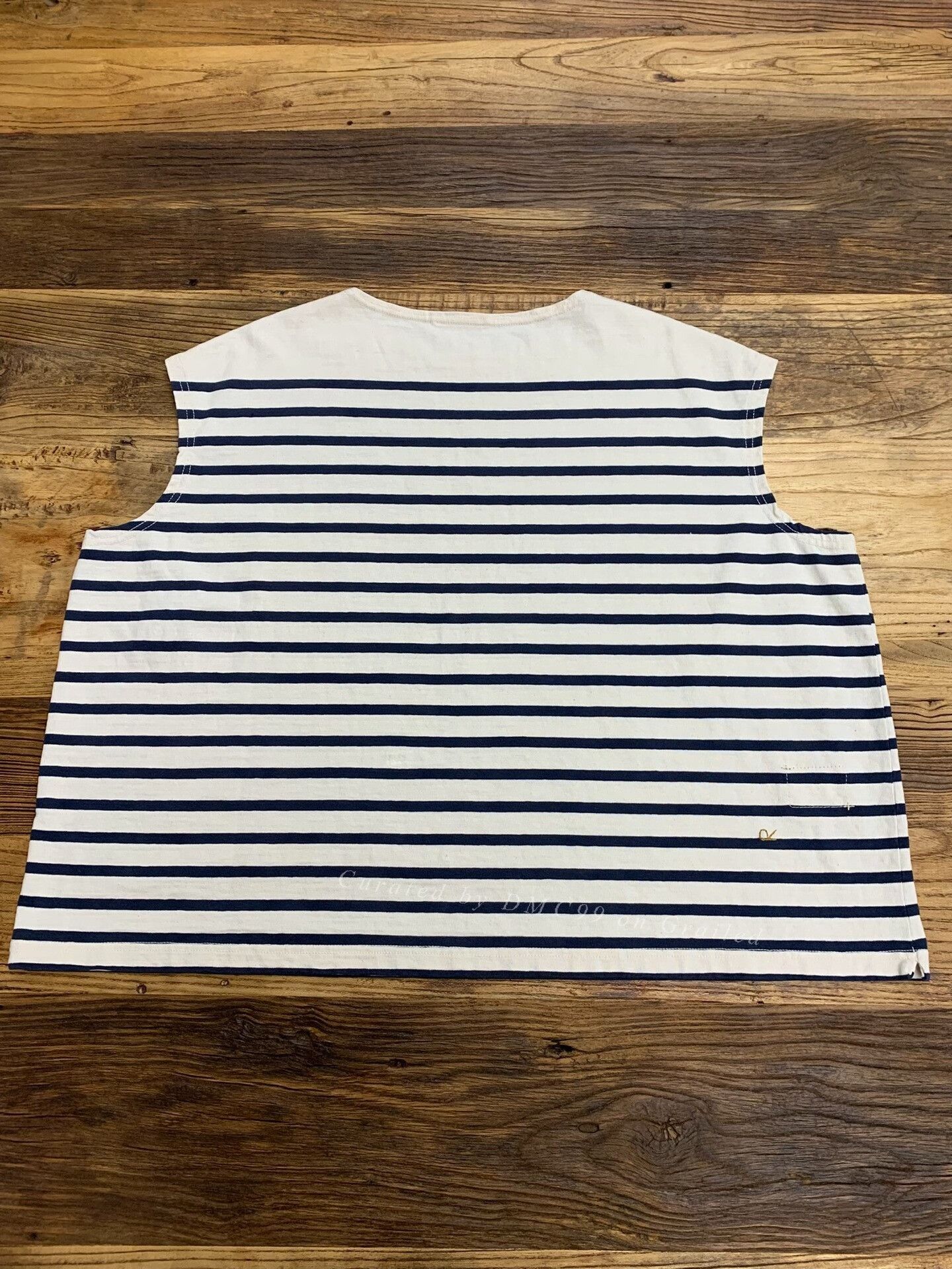 45rpm 45R Sleeveless Striped T-Shirt Size M / US 6-8 / IT 42-44 - 5 Thumbnail