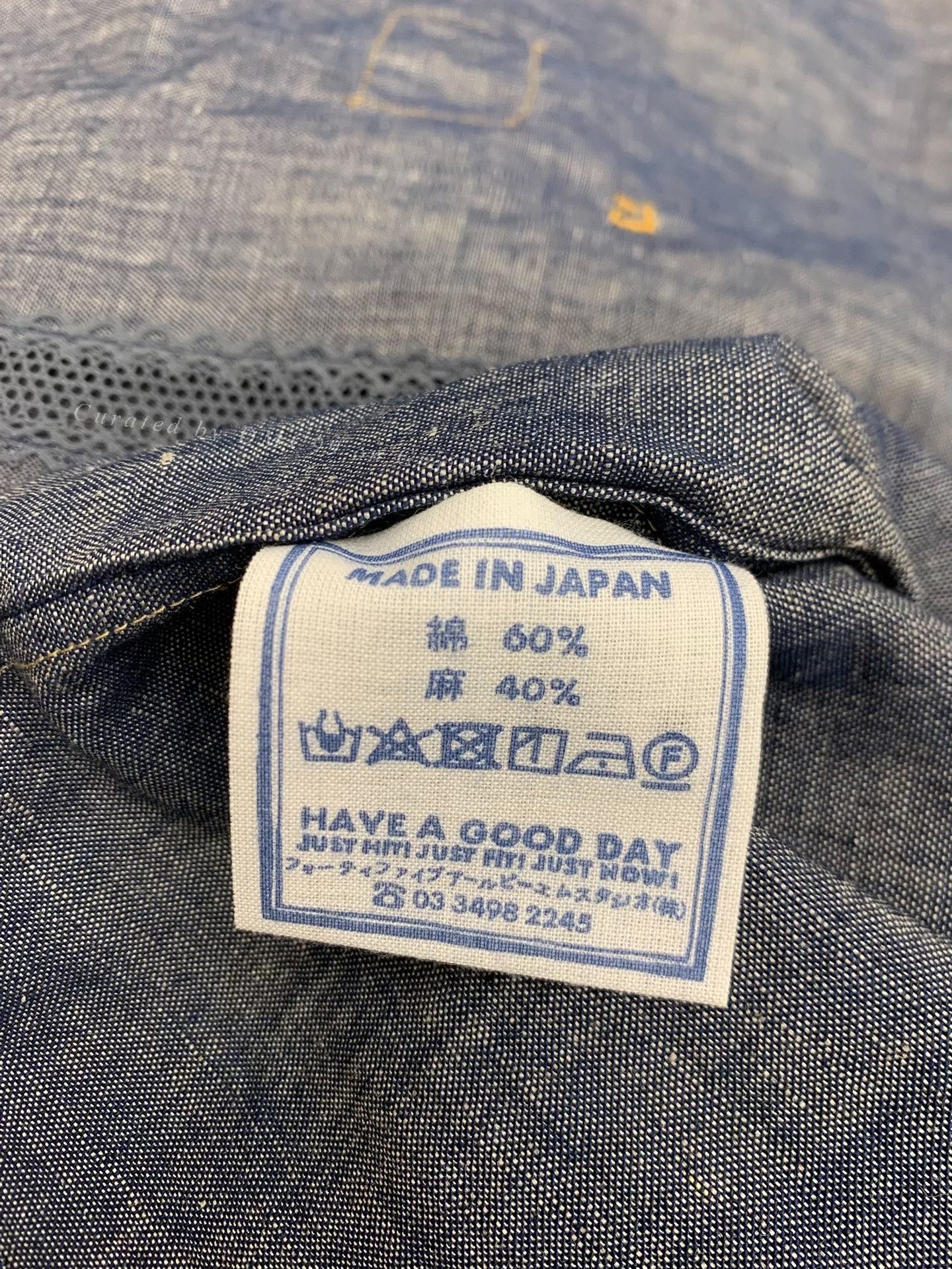 45rpm 45R Indigo Cotton-Linen Lace Shirt Size M / US 6-8 / IT 42-44 - 8 Thumbnail