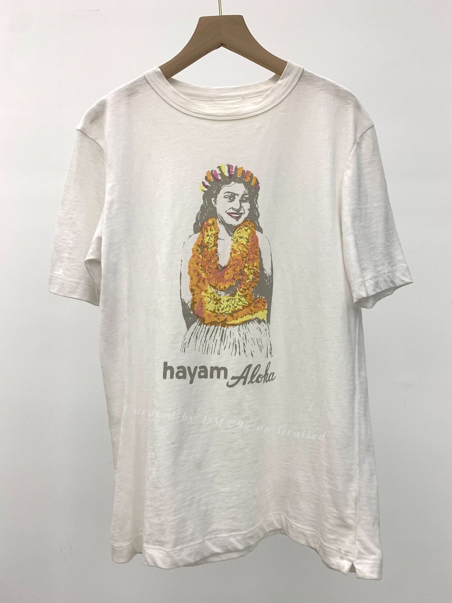 45rpm 45R Aloha Hawaiian Print Cotton T-shirt Size S / US 4 / IT 40 - 3 Thumbnail