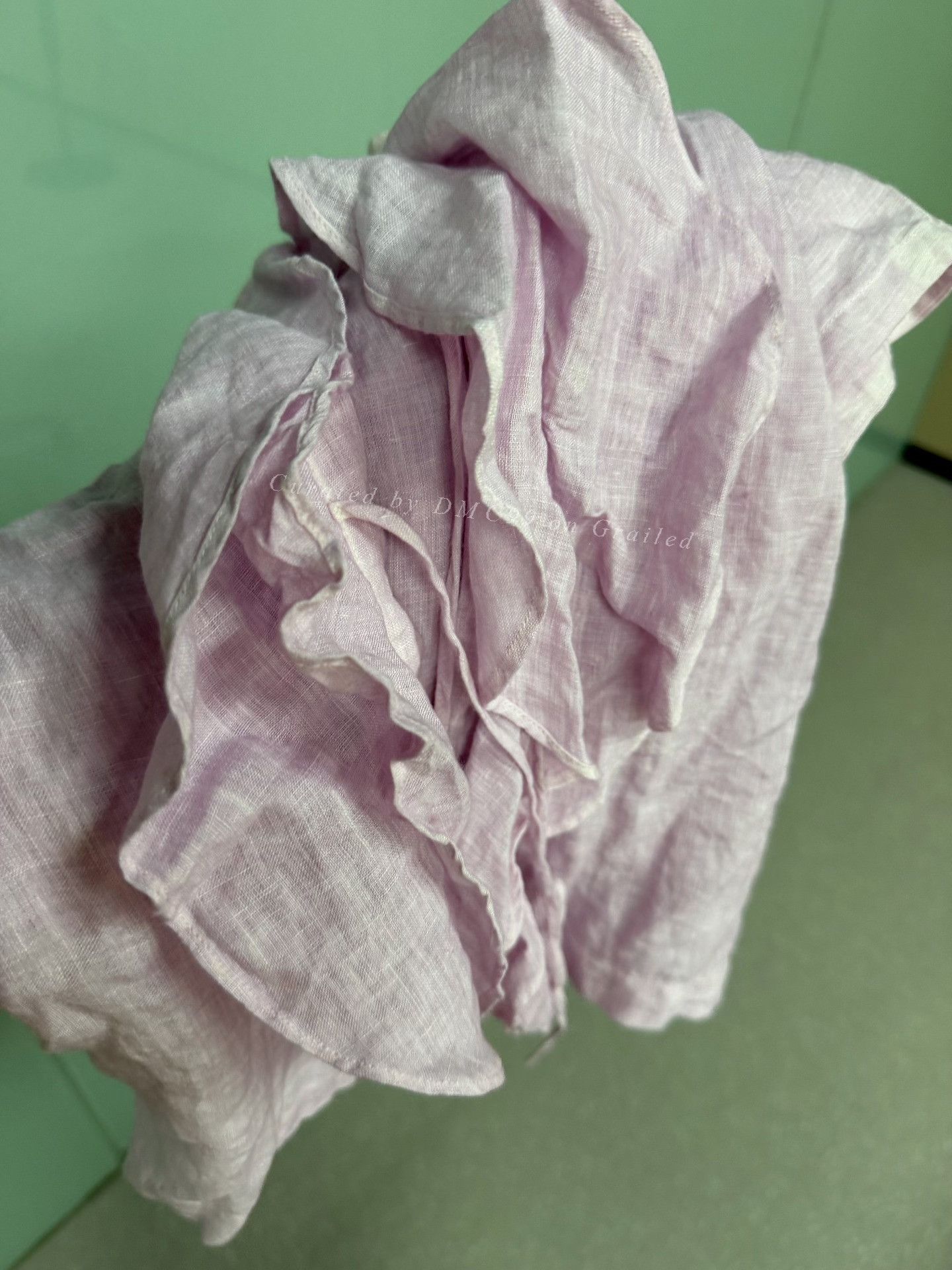 45rpm 45R Linen Ruffled Sleeveless Top Size M / US 6-8 / IT 42-44 - 2 Thumbnail