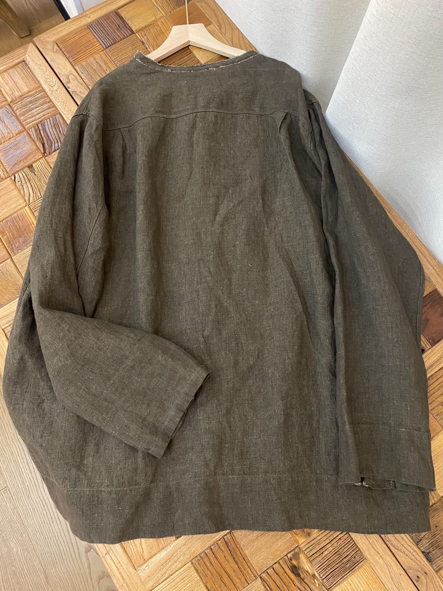 KAVU Kaval Linen Brown Loose Top Size US M / EU 48-50 / 2 - 2 Thumbnail