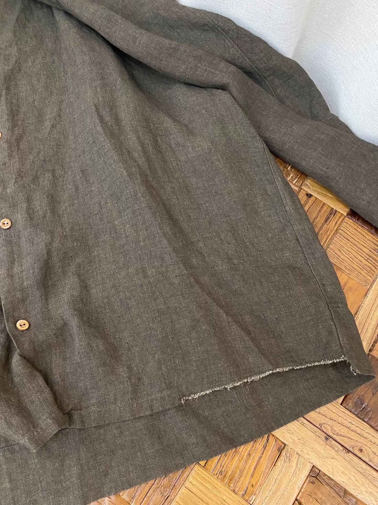 KAVU Kaval Linen Brown Loose Top Size US M / EU 48-50 / 2 - 3 Thumbnail