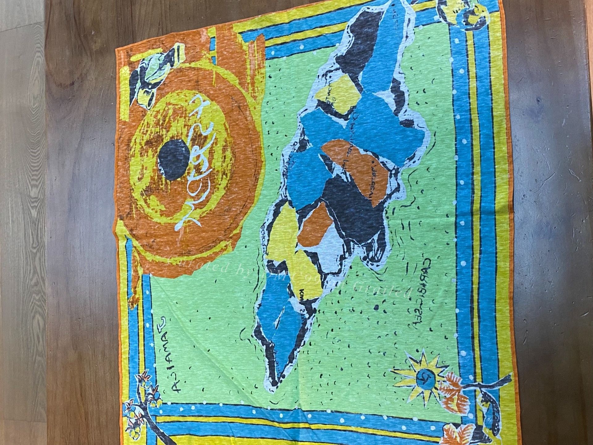 45rpm Jamaica Map Mint Green Scarf Size ONE SIZE - 4 Thumbnail