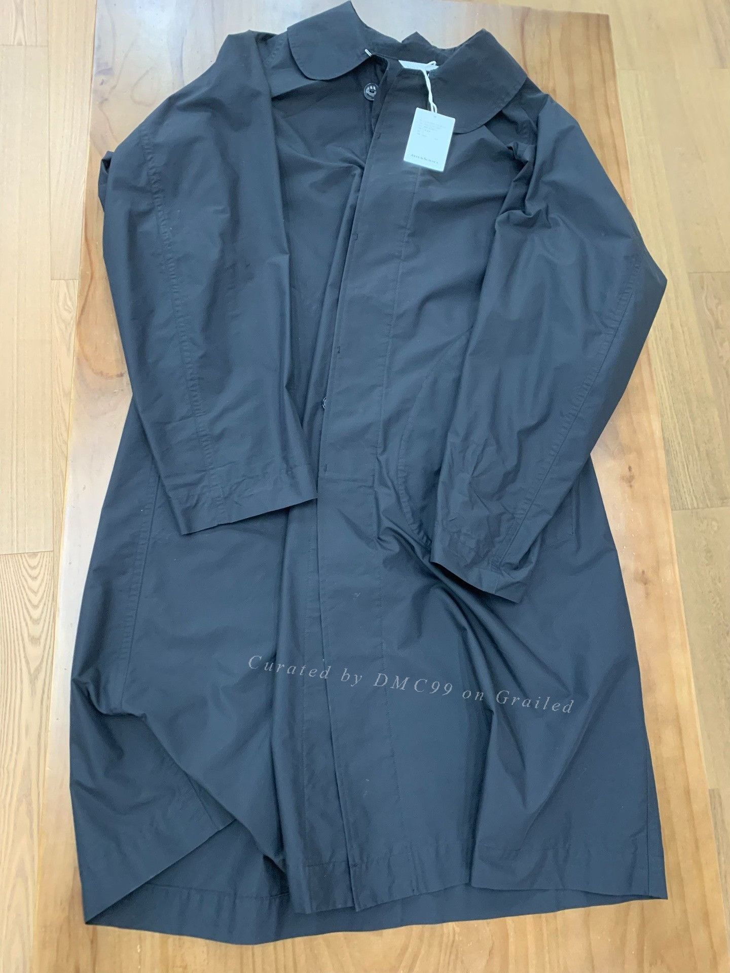 Other New Arts Black Loose Trench Coat Size M / US 6-8 / IT 42-44 - 2 Thumbnail