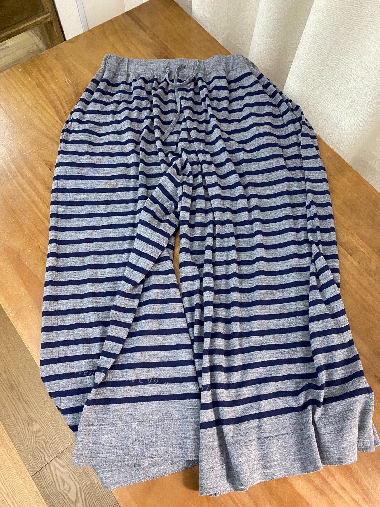 45rpm 45R Brushed Striped Wool Casual Pants Size 32" / US 10 / IT 46 - 2 Thumbnail