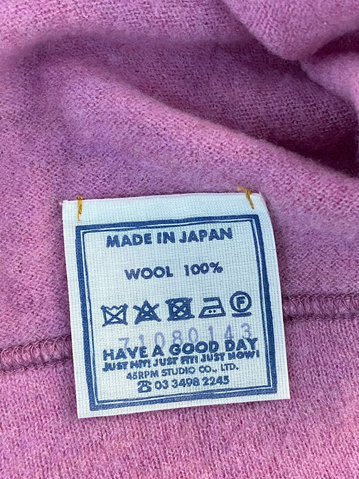 45rpm 45R Pink Wool Cardigan Size M / US 6-8 / IT 42-44 - 5 Thumbnail