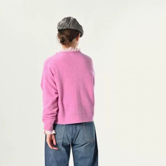 45rpm 45R Pink Wool Cardigan Size M / US 6-8 / IT 42-44 - 8 Thumbnail
