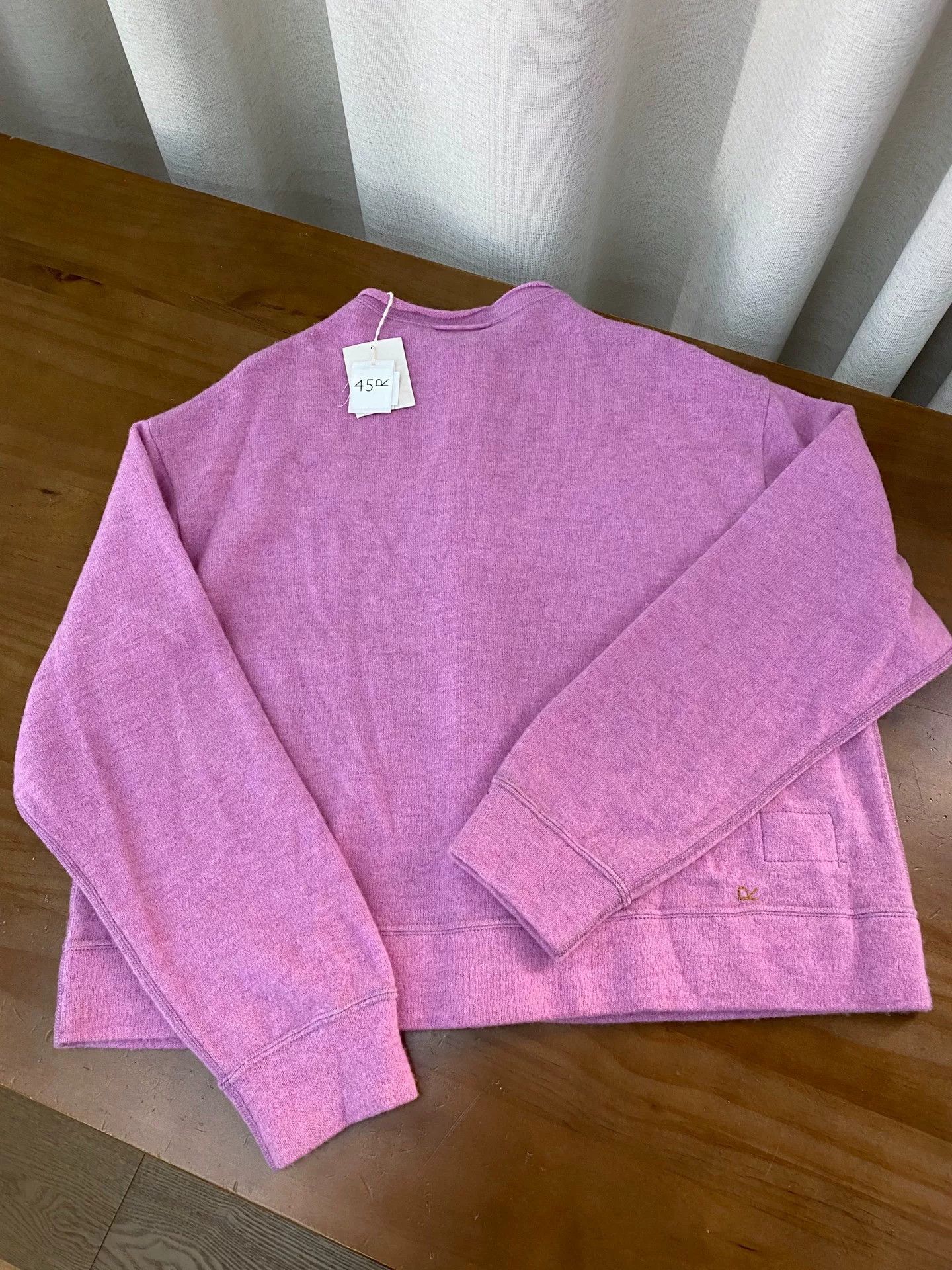 45rpm 45R Pink Wool Cardigan Size M / US 6-8 / IT 42-44 - 2 Thumbnail