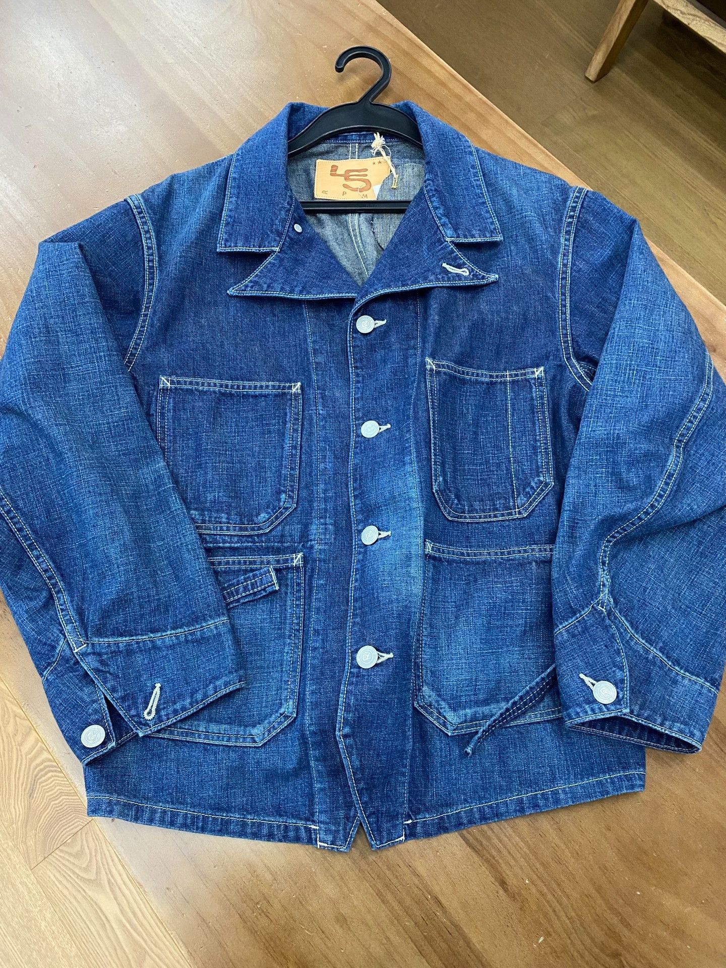 45rpm 45R Denim Cotton Jacket Size 2 Size US M / EU 48-50 / 2 - 5 Thumbnail