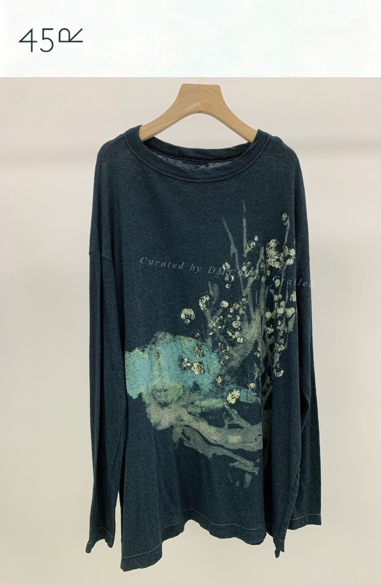 45rpm 45R Japanese Cotton Plum Long Sleeve Tee Size US M / EU 48-50 / 2 - 2 Thumbnail