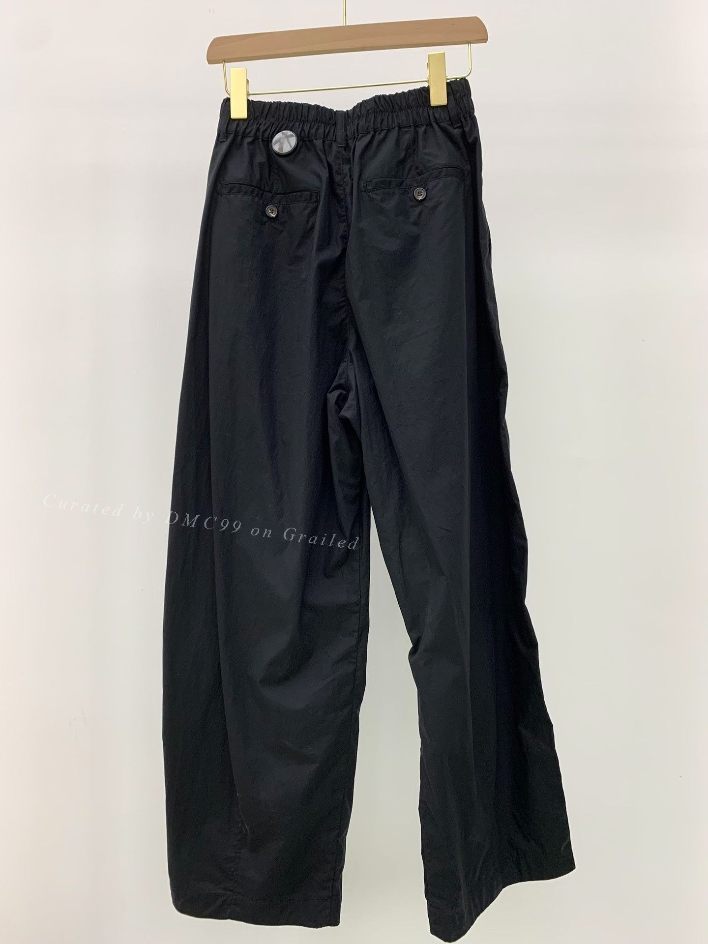 Soeur Soeur SS25 Black Straight-Leg Pants Size 36" / US 14 / IT 50 - 2 Thumbnail